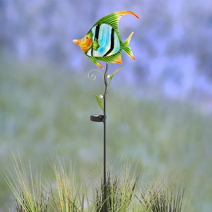 Coastal Sea Creature Solar Lighted Stake