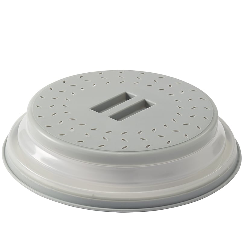 Collapsible Microwave Splatter Guard and Colander