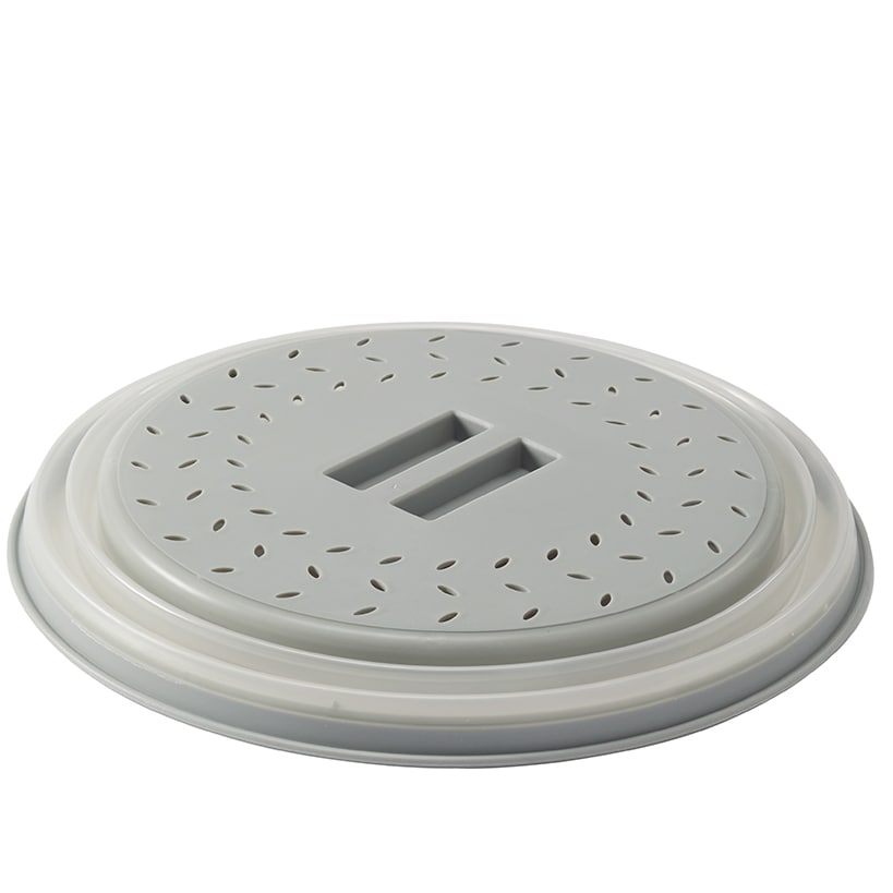 Collapsible Microwave Splatter Guard and Colander