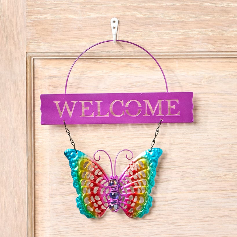 Vibrant Themed Welcome Sign