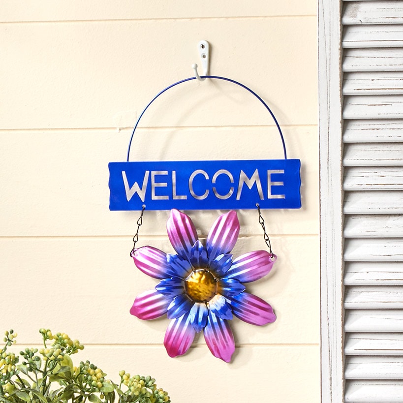 Vibrant Themed Welcome Sign