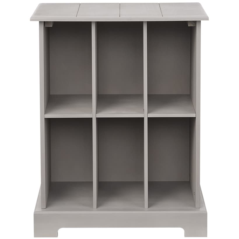 Square Country Style Accent Table with Storage 19"W x 15"D x 24"H