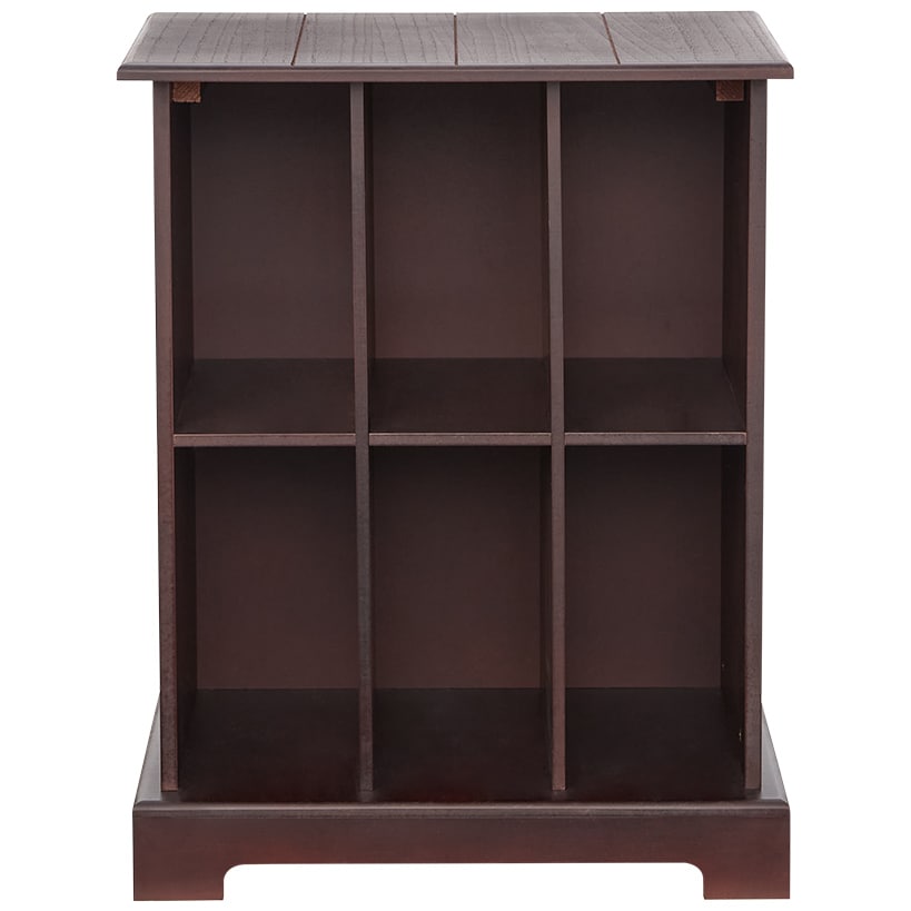 Square Country Style Accent Table with Storage 19"W x 15"D x 24"H