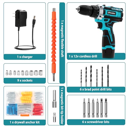 Yellow Cordless Drill Set S9962