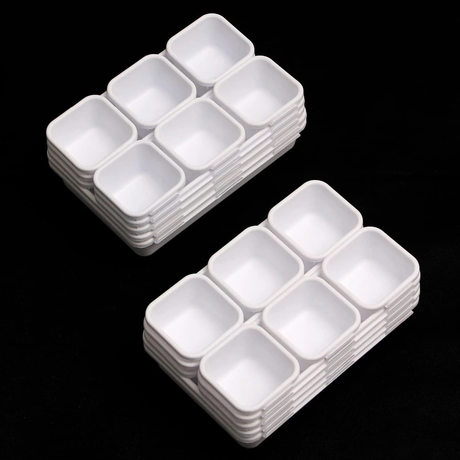 42 Pack Interlocking Plastic Drawer Organizer Tray Dividers E88509