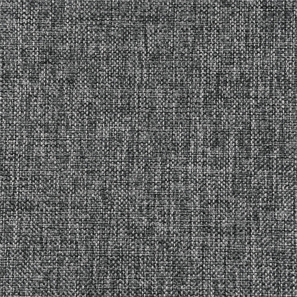 Charcoal Fabric Armchair with Natural Arms and Black Sled Base R928