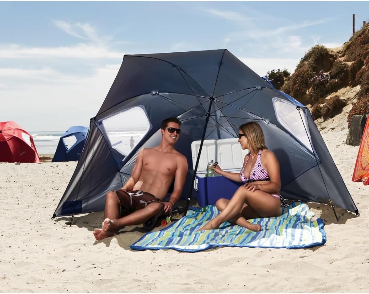 SPF 50+ Sun and Rain Canopy Umbrella (8-Foot) I396009