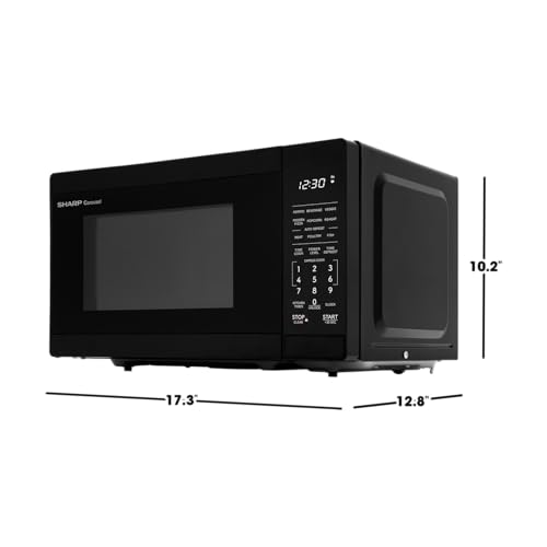 Compact Oven with Removable 10" Carousel Turntable, 700 Watt Countertop Microwave, White Q998