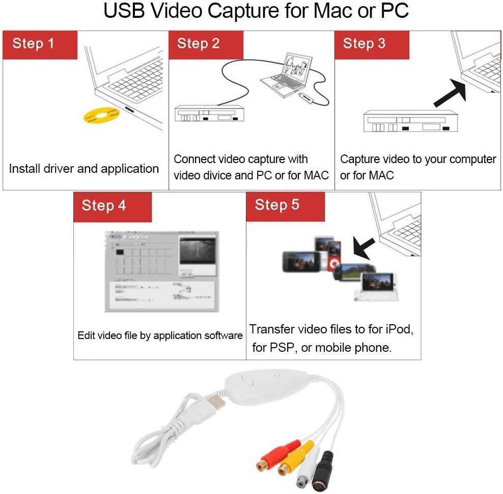 USB Audio S-Video Video Capture Card L466886