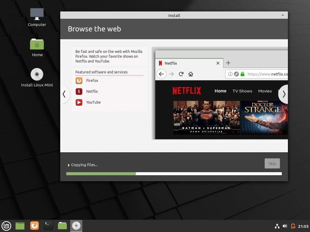 Linux Mint 21 Cinnamon 64bit USB T207