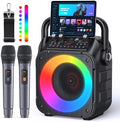 Portable Bluetooth Karaoke Machine with 2 Wireless Microphones S11638