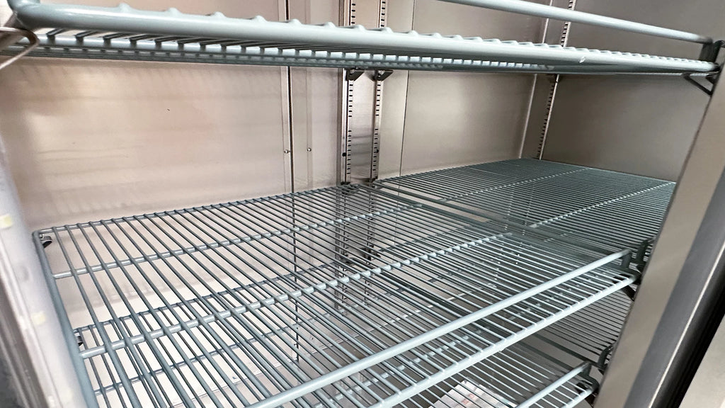 54 in. Two Glass Swing Door Stainless Steel Upright Reach-In Commercial Freezer 47 Cu. ft. Y740378