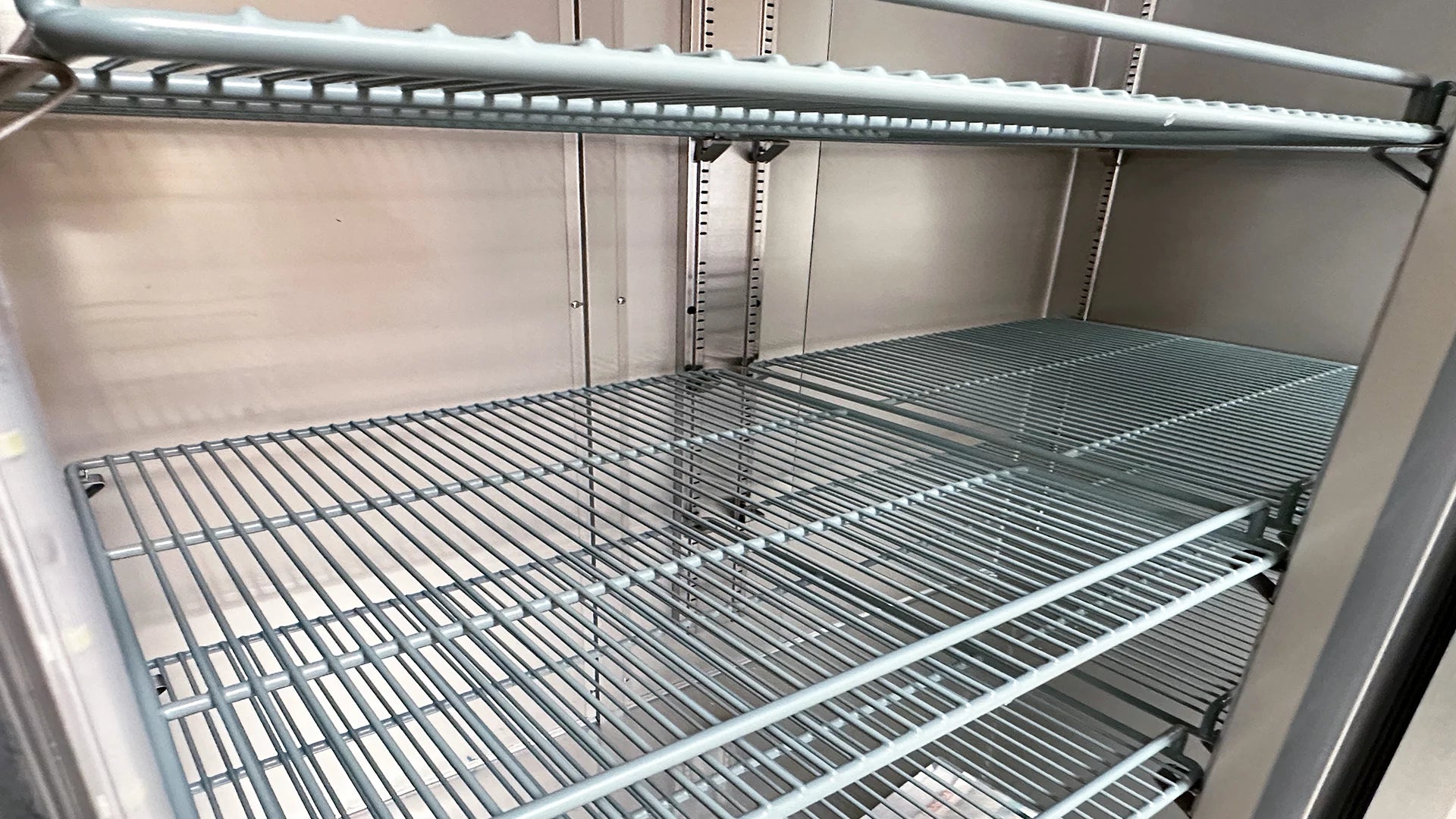 54 in. Two Glass Swing Door Stainless Steel Upright Reach-In Commercial Freezer 47 Cu. ft. Y740378