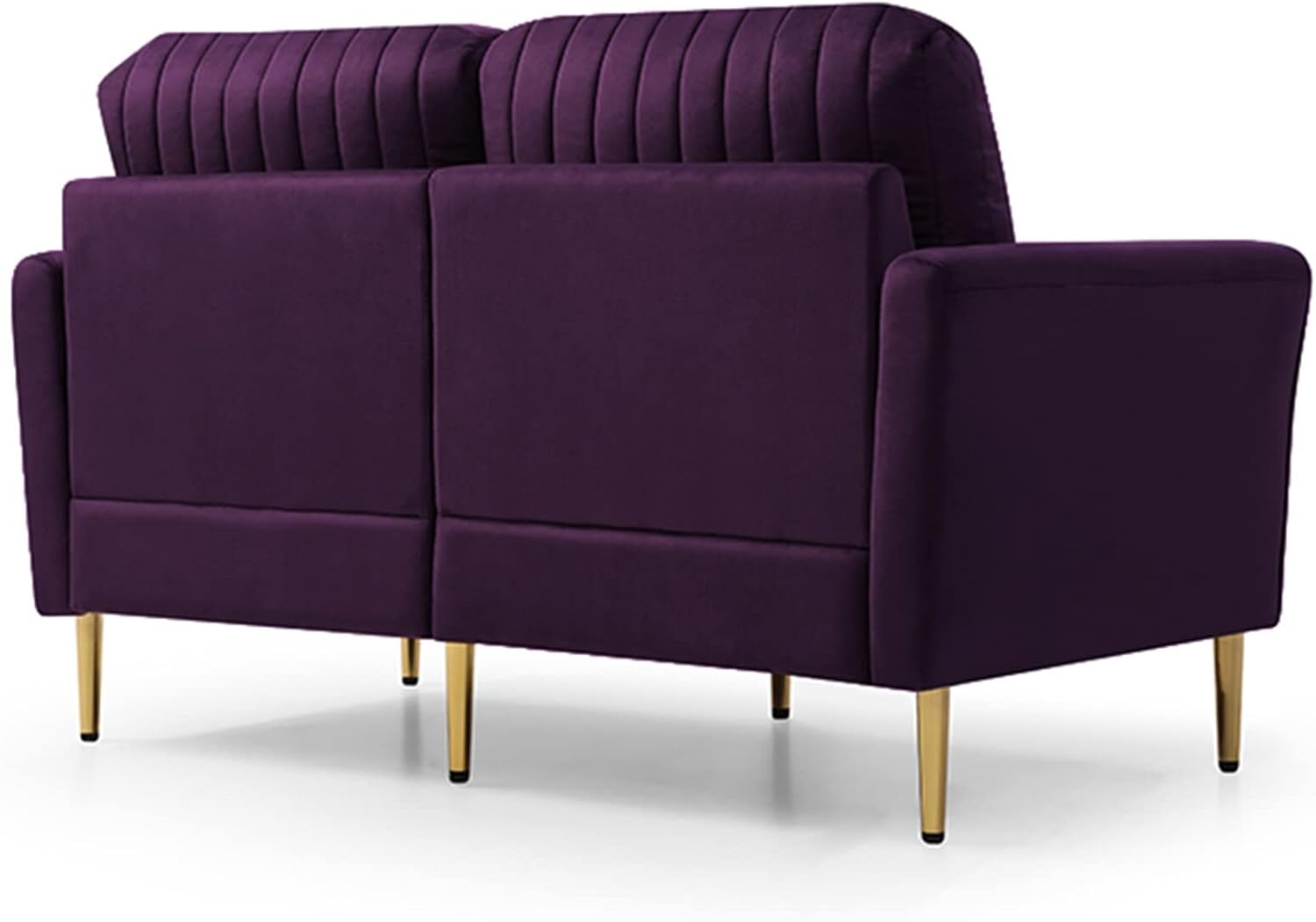 Purple Velvet 2-seat Sofa S7253