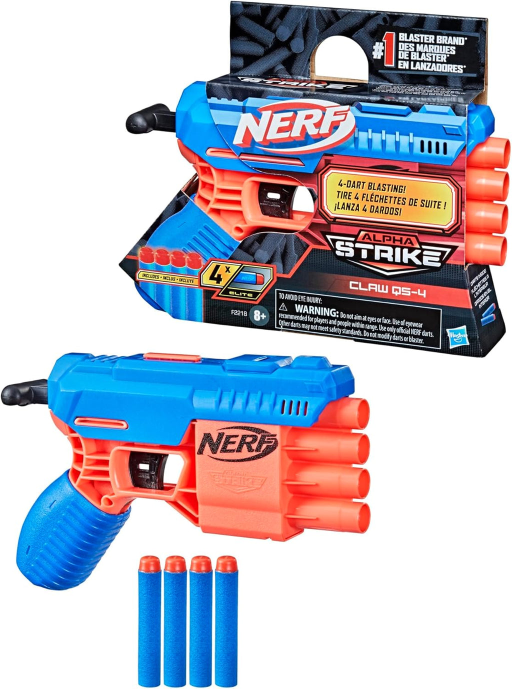 4 Official Elite Foam Darts Blaster P718
