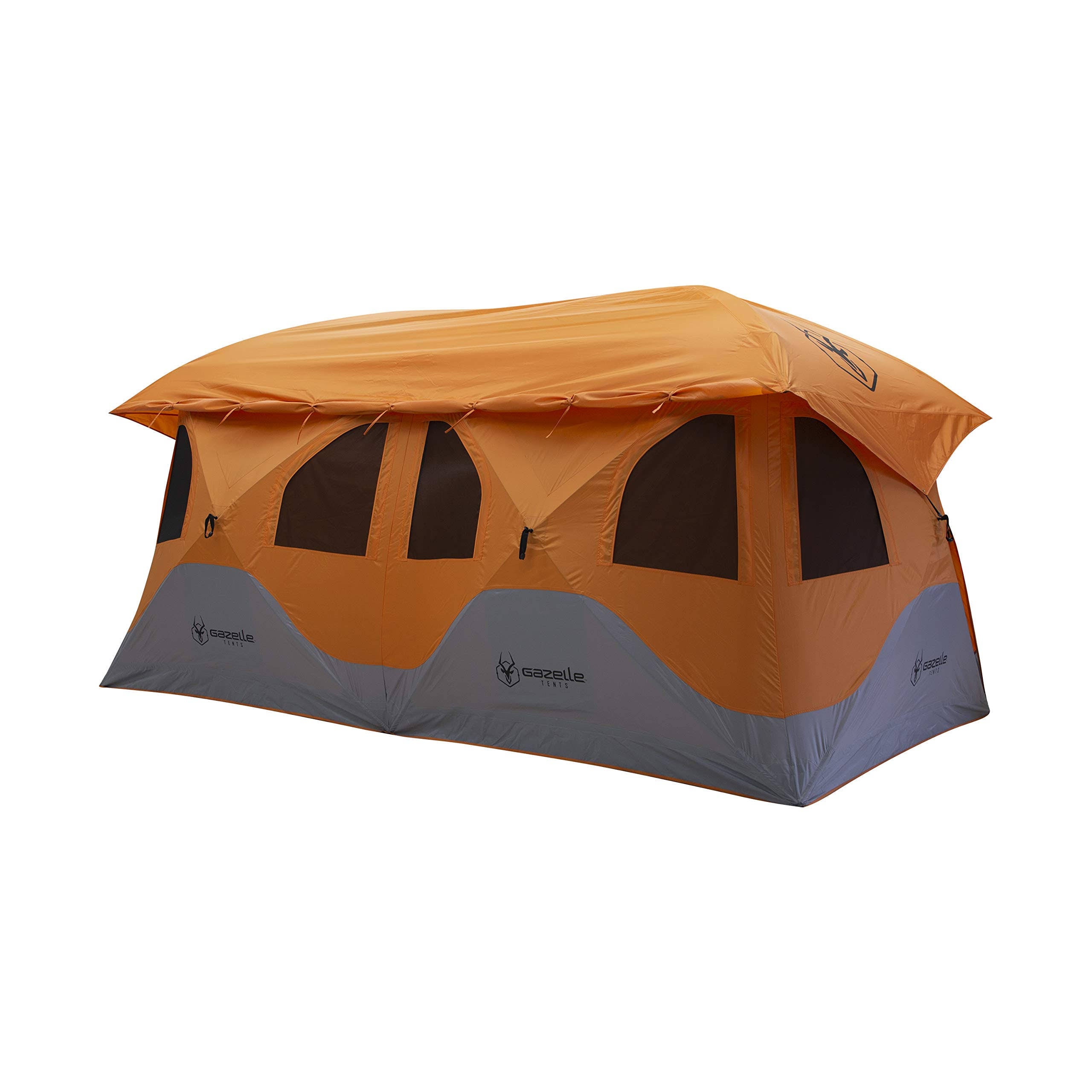 Orange 8 Person Pop Up Camping Tent G377