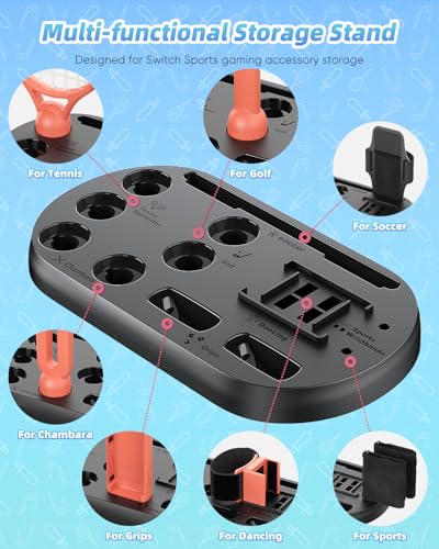 Switch 2 Sports Accessories Bundle with Organizer Station D83338