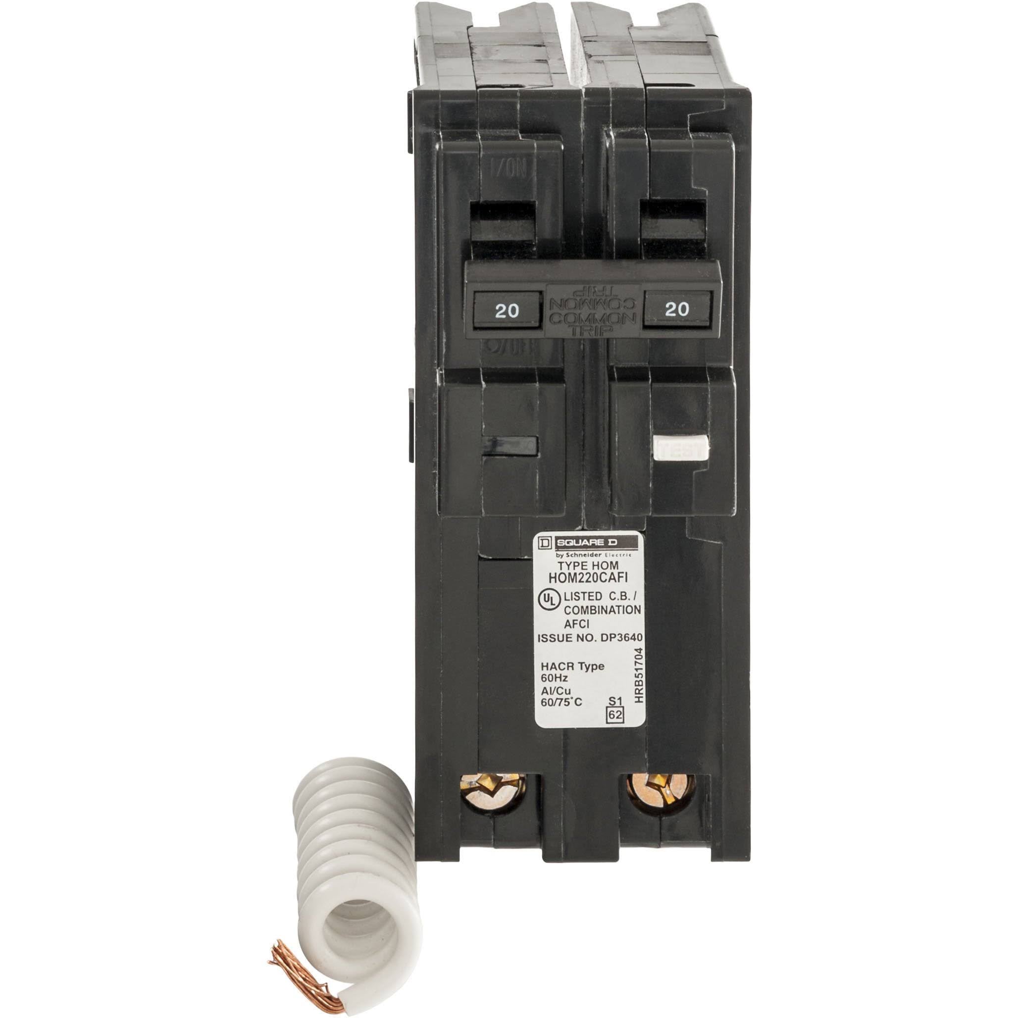 20 Amp Two-Pole CAFCI Circuit Breaker C932