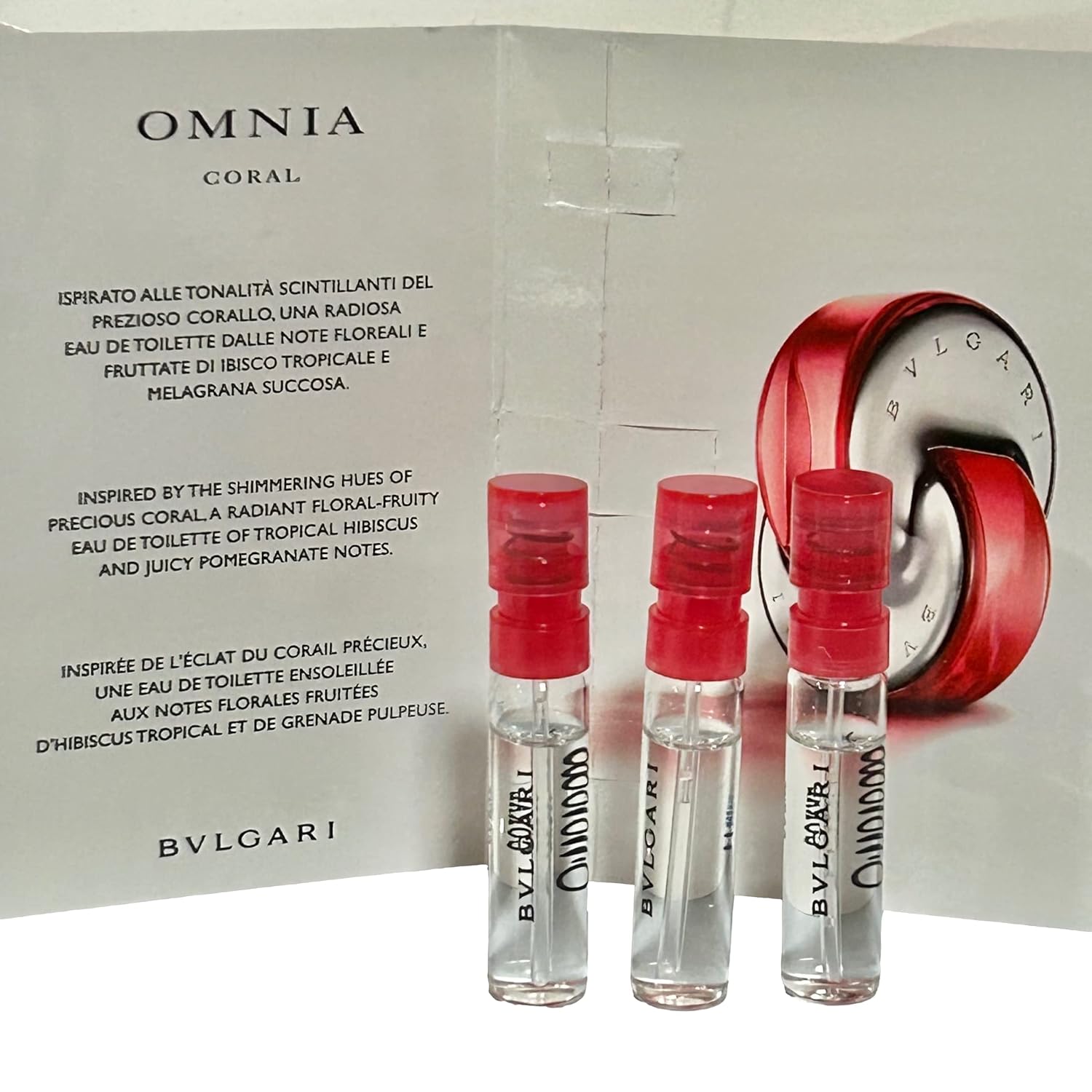 1.5 ml / 0.05 Fl Oz Eau De Toilette Spray Sample Vials (Pack of 3) B4492