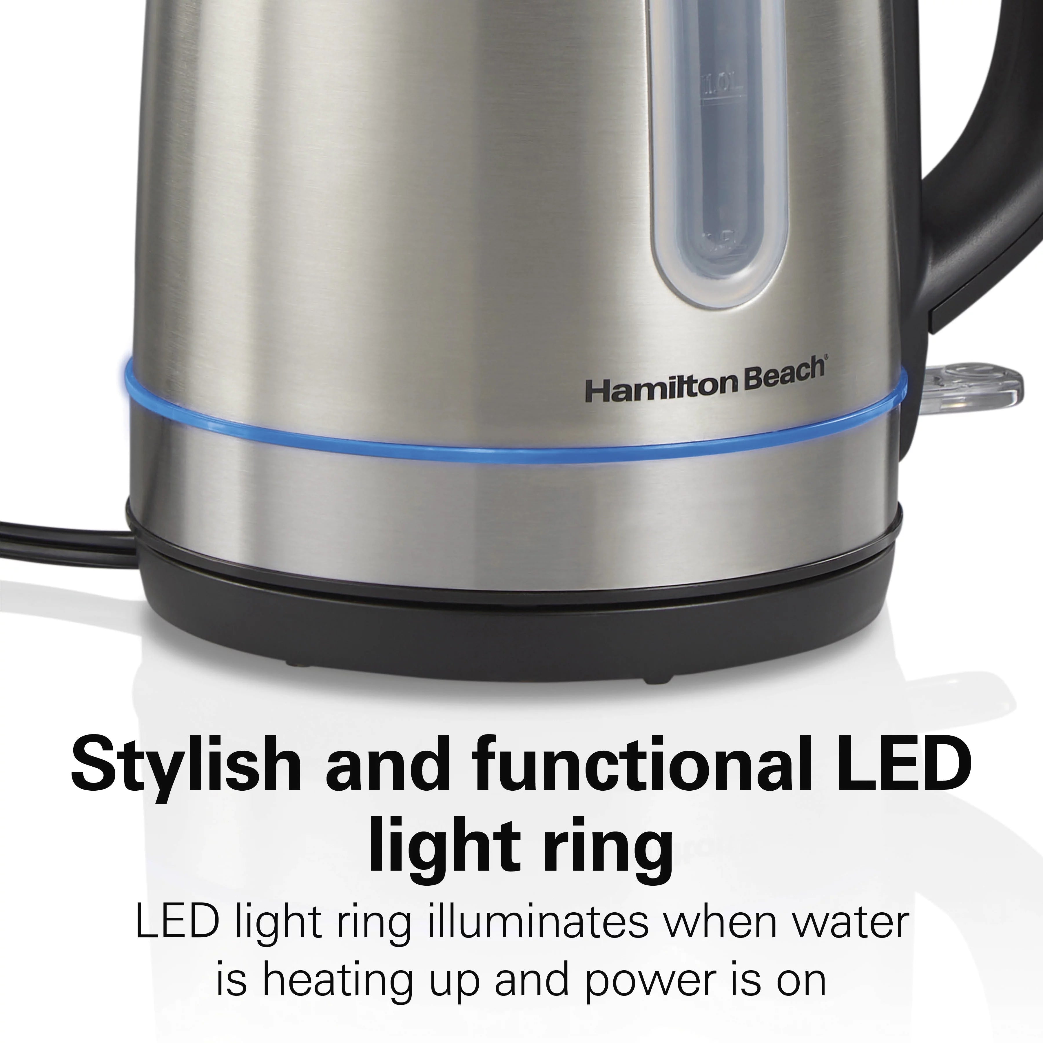 Stainless Steel Electric Kettle, 1.7 Liter Capacity L8893