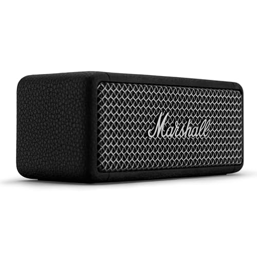 Black & Brass Portable Bluetooth Speaker R1426