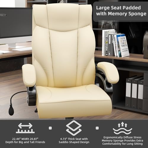 Black Leather Executive Office Chair P961891
