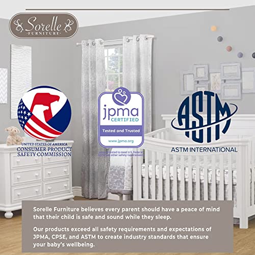 White Convertible Crib and Changer with Solid Panel Back Wooden Baby Bed Toddler Full-Size Nursery S112