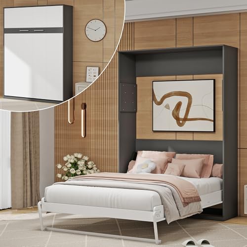 Full Brown Murphy Bed Q54502