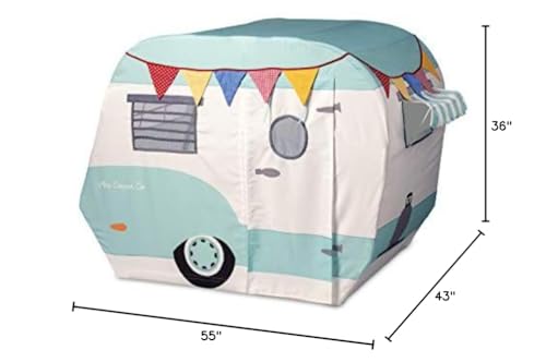 Camper Playhouse – 43 x 55 x 36 inch Cotton Canvas Play Set H983724