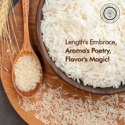 Extra Long Indian Golden Basmati Rice, 1.5 Pound Jar N8554