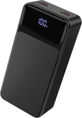 50000mAh 22.5W Fast Charging Portable Charger with USB-C 4 Outputs 2 Inputs LED Display R84285