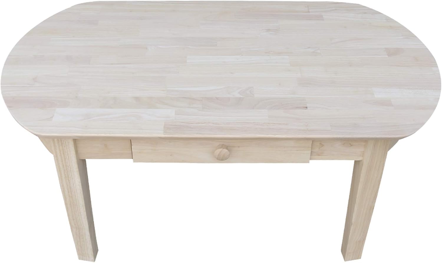 Oval Coffee Table, Unfinished Z495