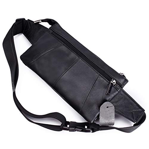 Coffee Leather Waist Bag O2184