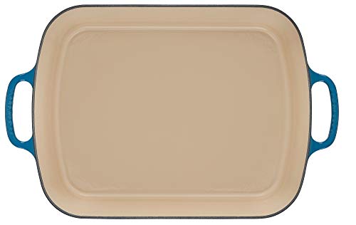 Enameled Cast Iron Rectangular Roaster, 7 qt. P129