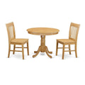 Oak Dining Table with 2 Chair D715