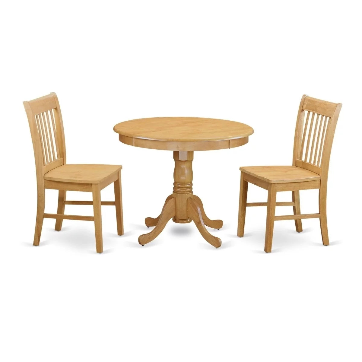 Oak Dining Table with 2 Chair D715