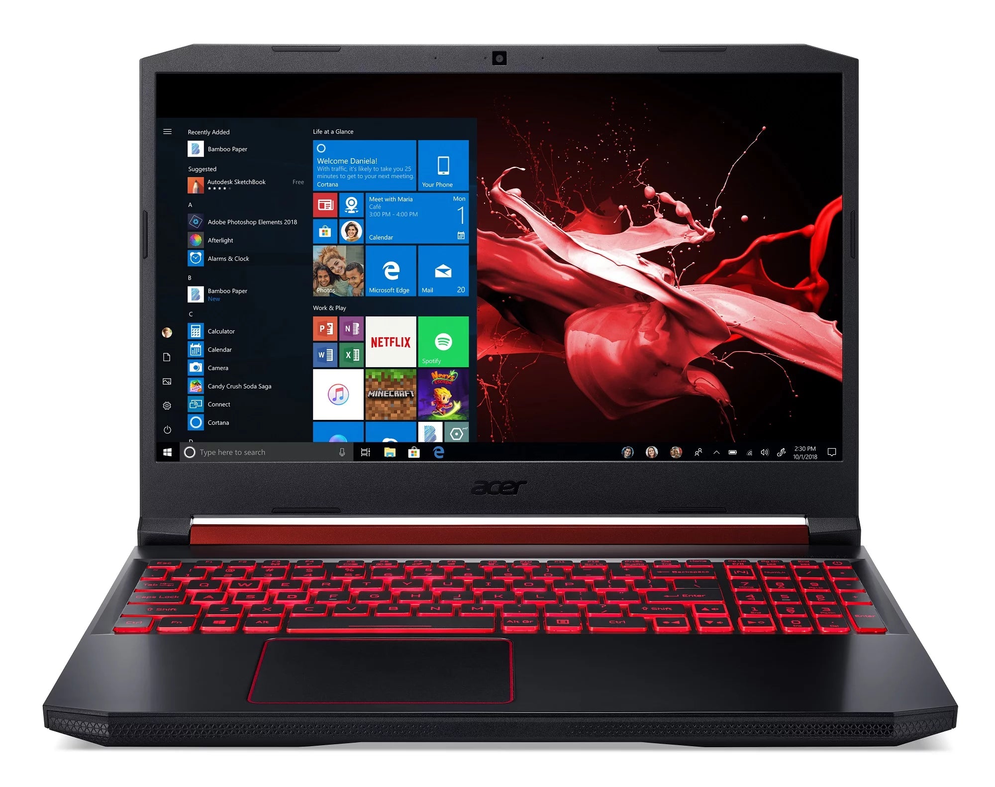 15.6" Full HD 144Hz IPS Display Intel Core i5 NVIDIA RTX 2060 16GB DDR4 256GB SSD 1TB HDD Laptop C306130