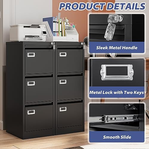 4 Drawer Lockable Metal File Cabinet N807