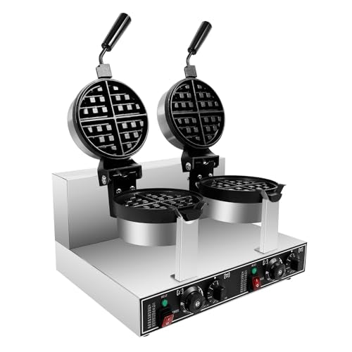 2400W Double-Head Non-Stick Belgian Waffle Maker T3963