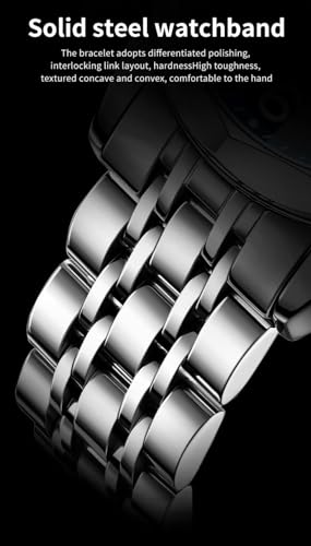Stainless Steel Analog Quartz Date Luminous Wrist Watch G8072