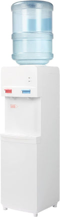 White Stainless Steel Top Loading Water Cooler Dispenser L133900