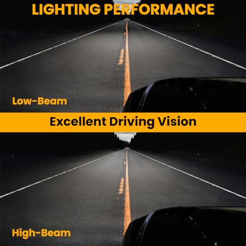 LED Halo Chrome Housing Clear Lens Projector Headlights Pair F909