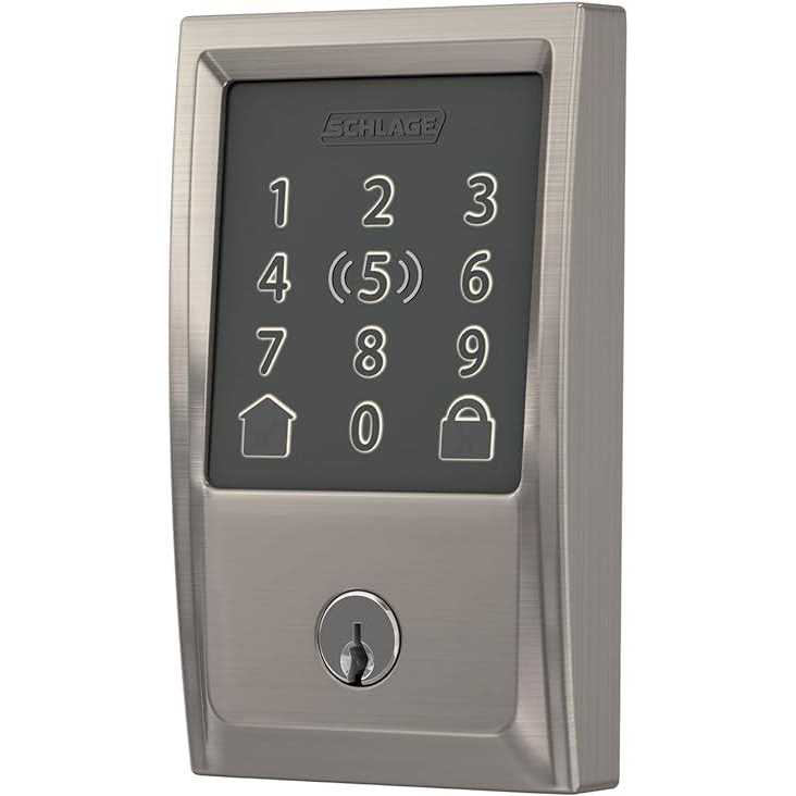 Encode Plus Century Touchscreen Electronic Deadbolt with WiFi T995142