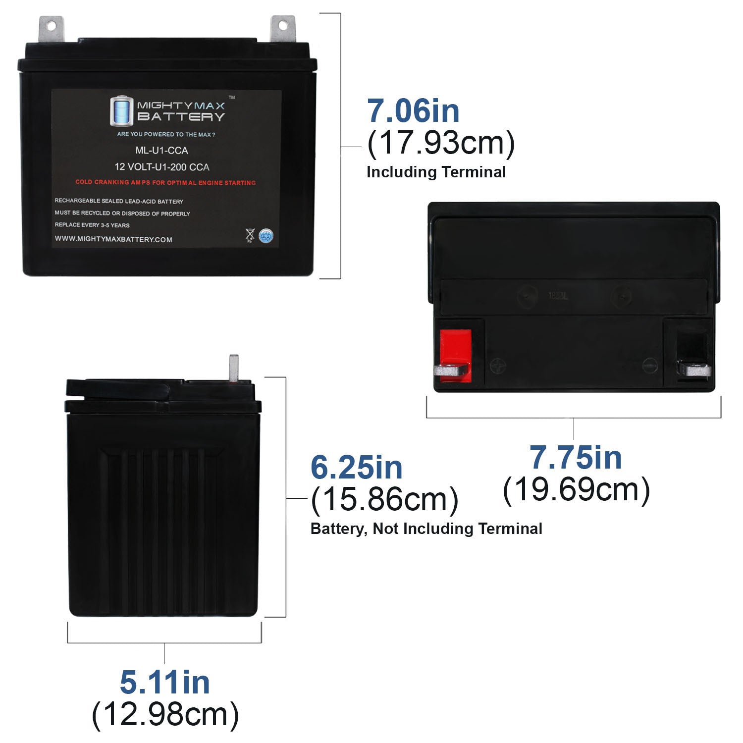12V 200CCA Battery for Lawn Tractor I4901