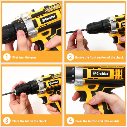 Yellow Cordless Drill Set S9962