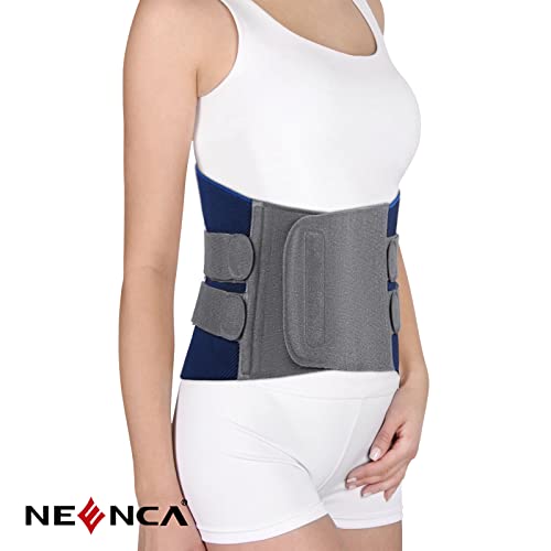 Adjustable Lumbar Support Back Brace with Spring Stabilizers H7415