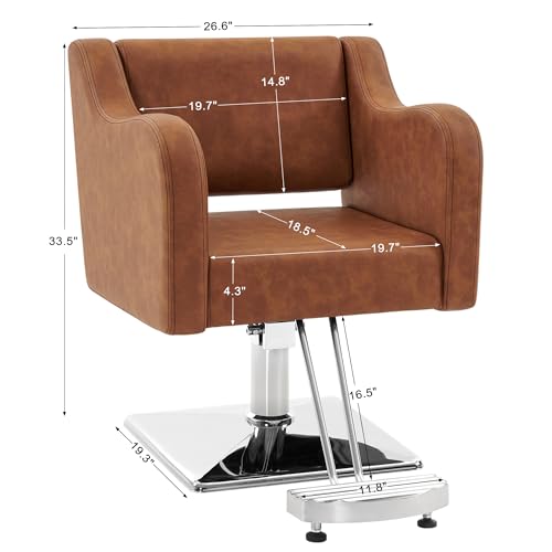 Grey Hydraulic Salon Chair B280