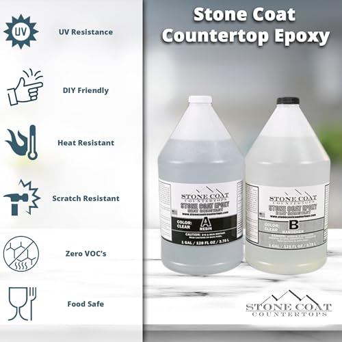 Epoxy Kit (1 Gal) Heat Resistant Food Safe Epoxy Resin J757558