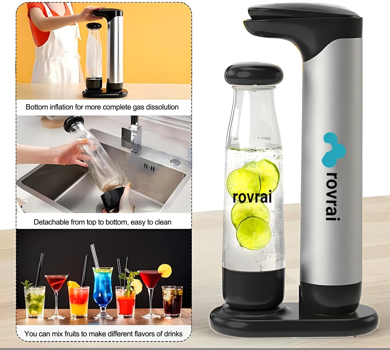 Sparkling Water Maker with CO2 Cylinder E973744