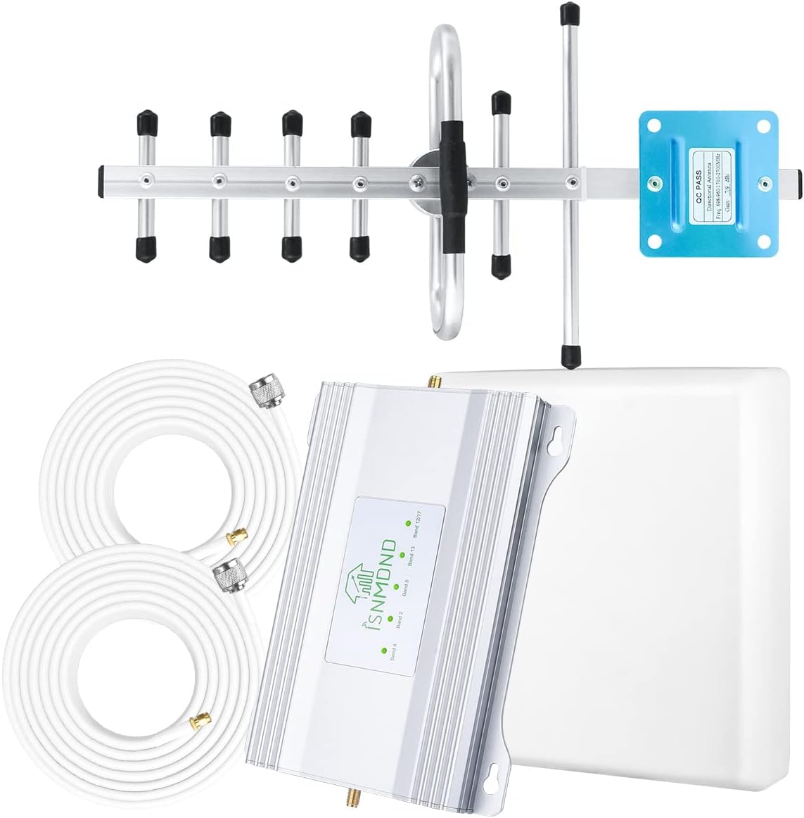Cell Phone Signal Booster for Home Boosts 4G LTE & 5G up to 6,000 sq ft W2363